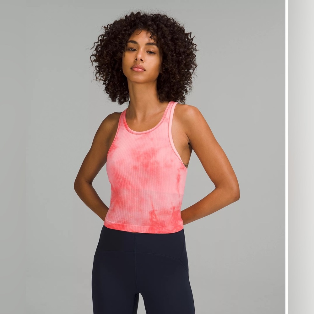 Lululemon Ebb to Street Cropped Racerback Tank Top